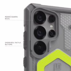 UAG รุ่น Pathfinder Clear with Magnetic Bundle - เคส Galaxy S25 Ultra - สี Active Neon/Lanyard - Image 9
