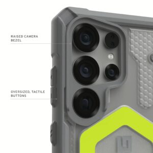 UAG รุ่น Pathfinder Clear with Magnetic Bundle - เคส Galaxy S25 Ultra - สี Active Neon/Lanyard