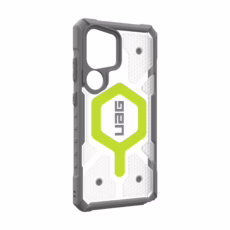 UAG รุ่น Pathfinder Clear with Magnetic Bundle - เคส Galaxy S25 Ultra - สี Active Neon/Lanyard