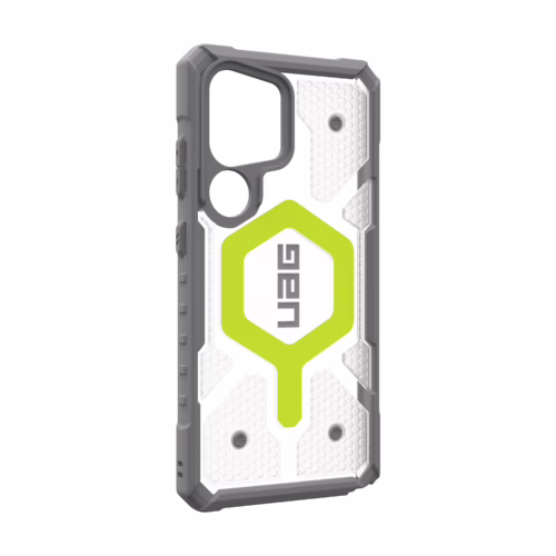 UAG รุ่น Pathfinder Clear with Magnetic Bundle - เคส Galaxy S25 Ultra - สี Active Neon/Lanyard