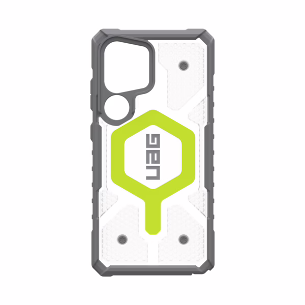 UAG รุ่น Pathfinder Clear with Magnetic Bundle - เคส Galaxy S25 Ultra - สี Active Neon/Lanyard