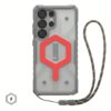UAG รุ่น Pathfinder Clear with Magnetic Bundle - เคส Galaxy S25 Ultra - สี Active Lava/Lanyard