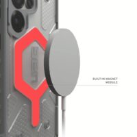 UAG รุ่น Pathfinder Clear with Magnetic Bundle - เคส Galaxy S25 Ultra - สี Active Lava/Lanyard
