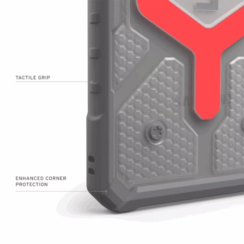 UAG รุ่น Pathfinder Clear with Magnetic Bundle - เคส Galaxy S25 Ultra - สี Active Lava/Lanyard