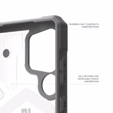 UAG รุ่น Pathfinder Clear with Magnetic Bundle - เคส Galaxy S25 Ultra - สี Active Lava/Lanyard - Image 14