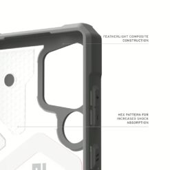 UAG รุ่น Pathfinder Clear with Magnetic Bundle - เคส Galaxy S25 Ultra - สี Active Lava/Lanyard