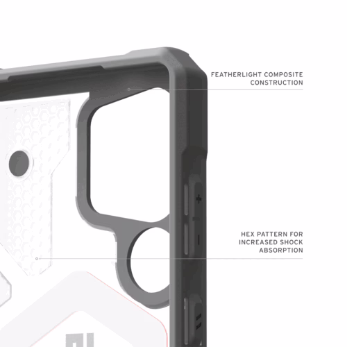 UAG รุ่น Pathfinder Clear with Magnetic Bundle - เคส Galaxy S25 Ultra - สี Active Lava/Lanyard