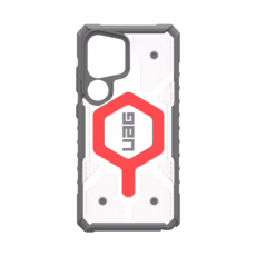 UAG รุ่น Pathfinder Clear with Magnetic Bundle - เคส Galaxy S25 Ultra - สี Active Lava/Lanyard