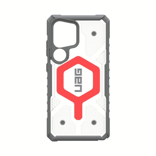 UAG รุ่น Pathfinder Clear with Magnetic Bundle - เคส Galaxy S25 Ultra - สี Active Lava/Lanyard - Image 2