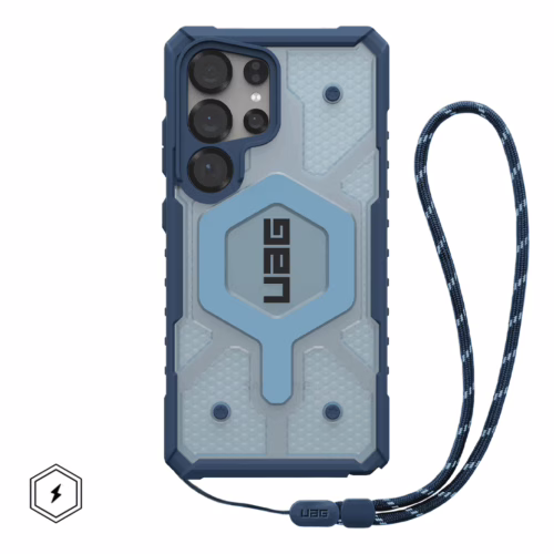 UAG รุ่น Pathfinder Clear with Magnetic Bundle - เคส Galaxy S25 Ultra - สี Blues/Lanyard