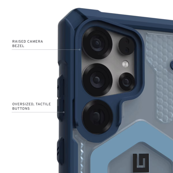 UAG รุ่น Pathfinder Clear with Magnetic Bundle - เคส Galaxy S25 Ultra - สี Blues/Lanyard