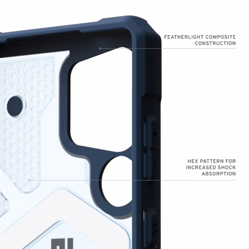 UAG รุ่น Pathfinder Clear with Magnetic Bundle - เคส Galaxy S25 Ultra - สี Blues/Lanyard