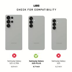 UAG รุ่น Pathfinder Clear with Magnetic - เคส Galaxy S25 Plus - สี Ash