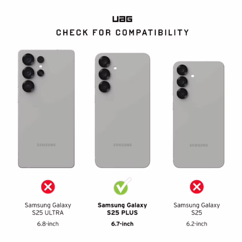 UAG รุ่น Pathfinder Clear with Magnetic - เคส Galaxy S25 Plus - สี Ash