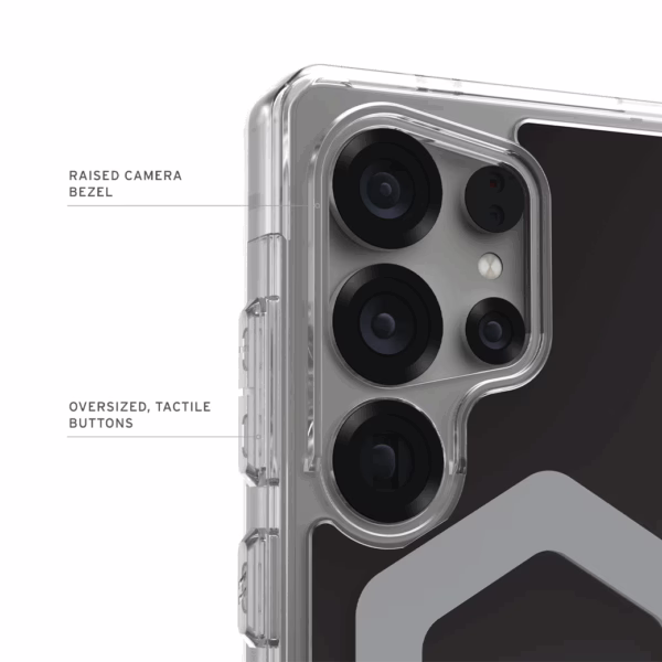 UAG รุ่น Plyo Pro - เคส Galaxy S25 Ultra - สี Black/Clear Ombre