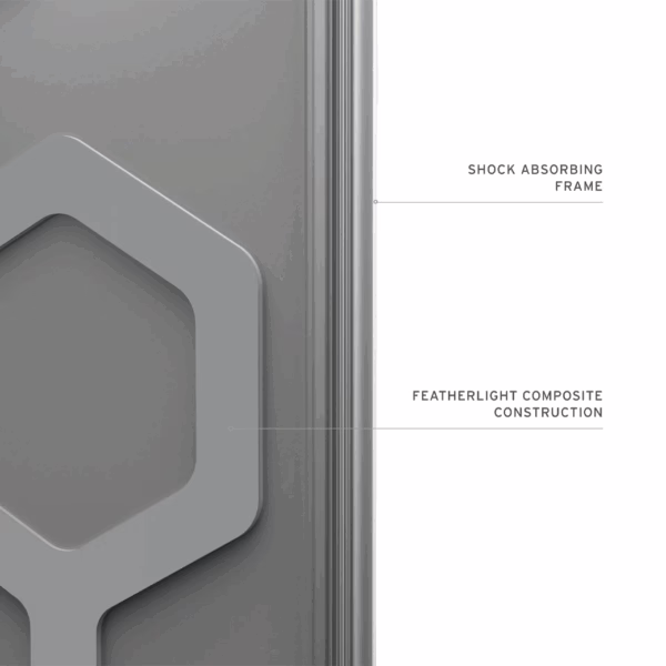 UAG รุ่น Plyo Pro - เคส Galaxy S25 - สี Ice/Silver