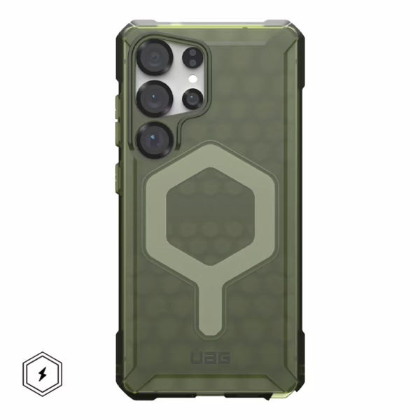 UAG รุ่น Essential Armor with Magnetic - เคส Galaxy S25 Ultra - สี Olive Drab