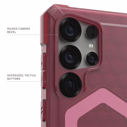 UAG รุ่น Essential Armor with Magnetic - เคส Galaxy S25 Ultra - สี Berry
