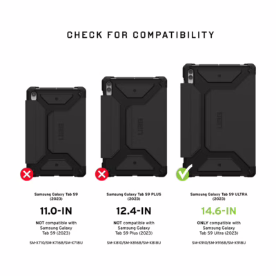 UAG รุ่น Metropolis SE - เคส Galaxy S10 Ultra/S9 Ultra - สี Black