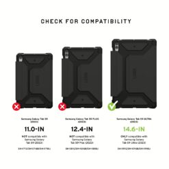UAG รุ่น Metropolis SE - เคส Galaxy S10 Ultra/S9 Ultra - สี Black