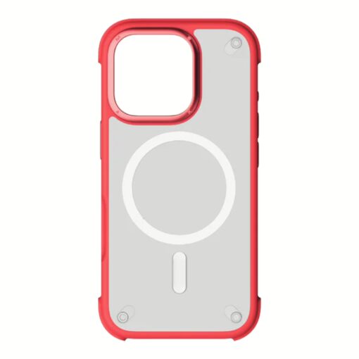 Momax รุ่น CaseForm Air (Magnetic) - เคส iPhone 16 Pro - สี Red - Image 2