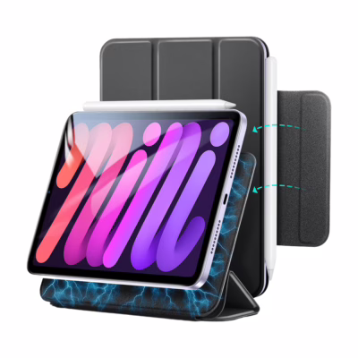 ESR รุ่น Rebound Magnetic - เคส iPad Mini (7th/6th Gen) - สี Black