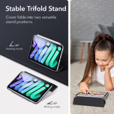 ESR รุ่น Rebound Magnetic - เคส iPad Mini (7th/6th Gen) - สี Black