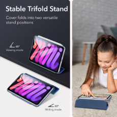 ESR รุ่น Rebound Magnetic - เคส iPad Mini (7th/6th Gen) - สี Navy Blue
