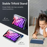 ESR รุ่น Rebound Magnetic - เคส iPad Mini (7th/6th Gen) - สี Navy Blue