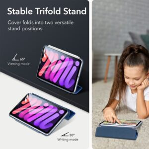 ESR รุ่น Rebound Magnetic - เคส iPad Mini (7th/6th Gen) - สี Navy Blue