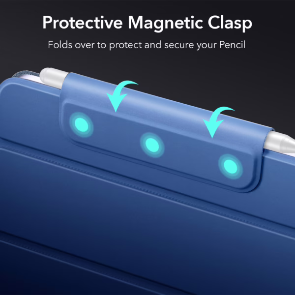 ESR รุ่น Rebound Magnetic - เคส iPad Mini (7th/6th Gen) - สี Navy Blue