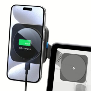 ESR รุ่น Touchscreen Wireless Car Charger (HaloLock) - แท่นชาร์จไร้สายในรถ - สี Black