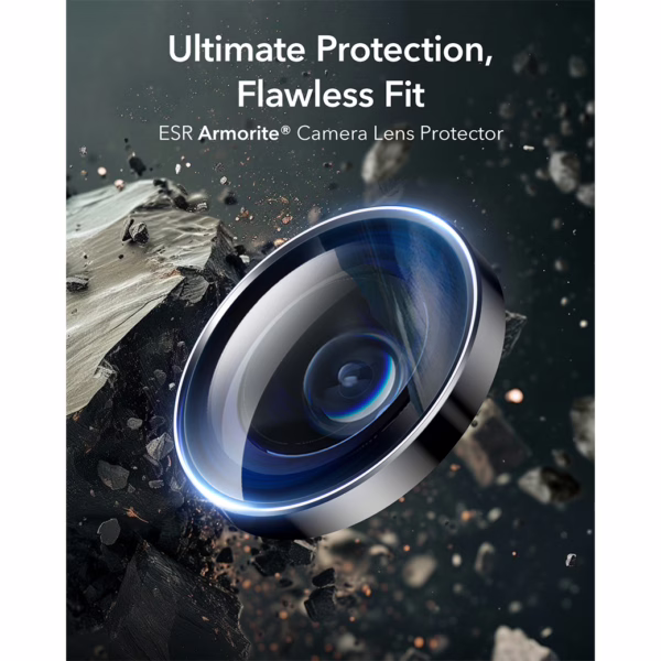 ESR รุ่น Armorite Camera Lens - กระจกเลนส์กล้อง Galaxy S25 Ultra - สี Black