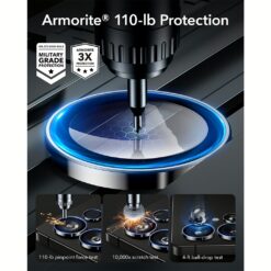 ESR รุ่น Armorite Camera Lens - กระจกเลนส์กล้อง Galaxy S25 Ultra - สี Black