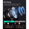 ESR รุ่น Armorite Camera Lens - กระจกเลนส์กล้อง Galaxy S25 Ultra - สี Black