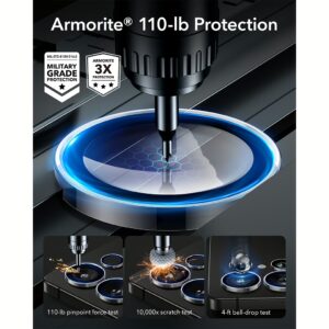ESR รุ่น Armorite Camera Lens - กระจกเลนส์กล้อง Galaxy S25 Ultra - สี Clear