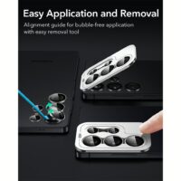 ESR รุ่น Armorite Camera Lens - กระจกเลนส์กล้อง Galaxy S25 Ultra - สี Clear