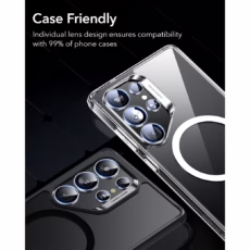 ESR รุ่น Armorite Camera Lens - กระจกเลนส์กล้อง Galaxy S25 Ultra - สี Clear