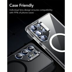 ESR รุ่น Armorite Camera Lens - กระจกเลนส์กล้อง Galaxy S25 Ultra - สี Clear