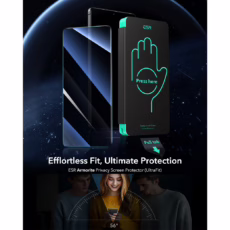 ESR รุ่น Privacy Glass Screen - ฟิล์มกระจก Galaxy S25 Ultra - สี Black (1 Pack)