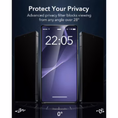 ESR รุ่น Privacy Glass Screen - ฟิล์มกระจก Galaxy S25 Ultra - สี Black (1 Pack)