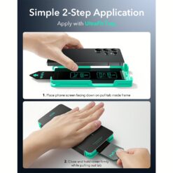 ESR รุ่น Privacy Glass Screen - ฟิล์มกระจก Galaxy S25 Ultra - สี Black (1 Pack)