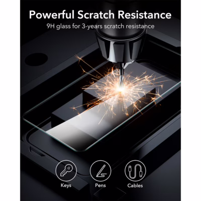 ESR รุ่น Tempered Glass Screen - ฟิล์มกระจก Galaxy S25 Ultra - สี Clear (2 แพ็ค)