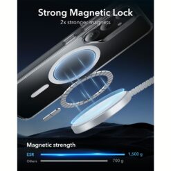 ESR รุ่น Classic Hybrid Case (HaloLock) - เคส Galaxy S25 Plus - สี Clear