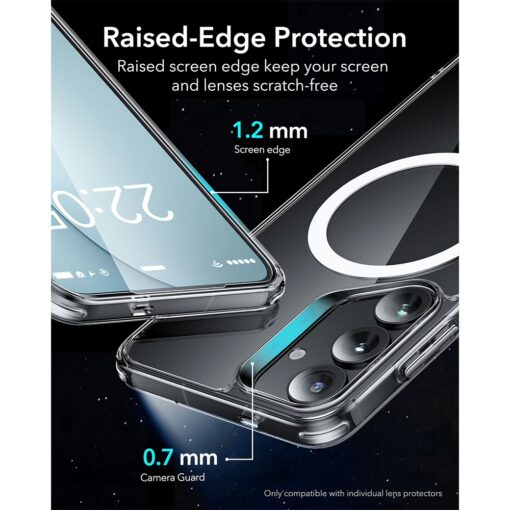 ESR รุ่น Classic Hybrid Case (HaloLock) - เคส Galaxy S25 Plus - สี Clear - Image 6