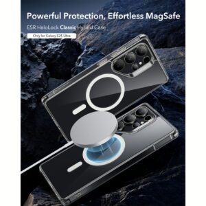 ESR รุ่น Classic Hybrid Case (HaloLock) - เคส Galaxy S25 Ultra - สี Clear
