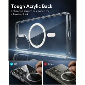 ESR รุ่น Classic Hybrid Case (HaloLock) - เคส Galaxy S25 Ultra - สี Clear