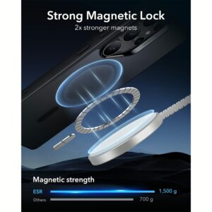 ESR รุ่น Classic Hybrid Case (HaloLock) - เคส Galaxy S25 Ultra - สี Frosted Black