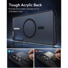 ESR รุ่น Classic Hybrid Case (HaloLock) - เคส Galaxy S25 Ultra - สี Frosted Black