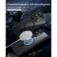 ESR รุ่น Classic Hybrid Case (HaloLock) - เคส Galaxy S25 Ultra - สี Clear Black
